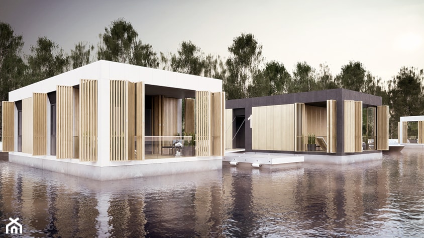 Domy na wodzie - Nowoczesne domy, styl nowoczesny - zdjęcie od Devangari Design