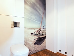 MIESZKANIE 62M² – PRAGA POŁUDNIE - Mała łazienka, styl skandynawski - zdjęcie od Devangari Design