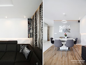 Mieszkanie 70m² Praga Płd - Salon, styl nowoczesny - zdjęcie od Devangari Design