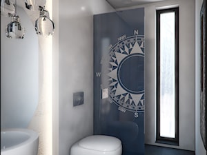 Mała łazienka w stylu marynistycznym - zdjęcie od Devangari Design