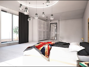 Mieszkanie podróżników - Sypialnia, styl nowoczesny - zdjęcie od Devangari Design