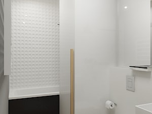 MIESZKANIE 49,5M² – POZNAŃ - Mała bez okna łazienka, styl skandynawski - zdjęcie od Devangari Design