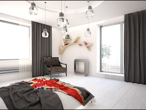 Mieszkanie podróżników - Sypialnia, styl nowoczesny - zdjęcie od Devangari Design