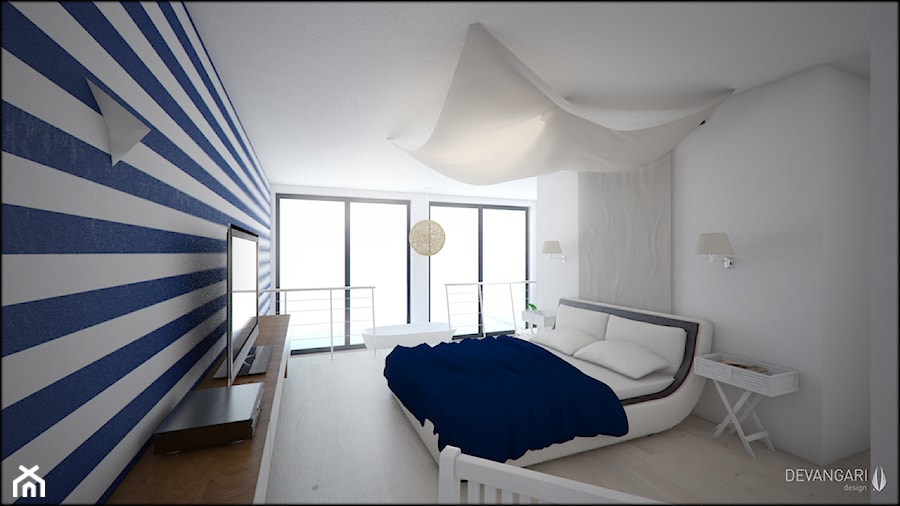 Wakacyjna sypialnia - zdjęcie od Devangari Design