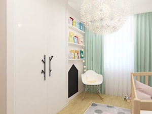 DOM 73M² – LUBOŃ K.POZNANIA - Mały beżowy pokój dziecka dla niemowlaka dla dziecka dla chłopca dla dziewczynki, styl skandynawski - zdjęcie od Devangari Design