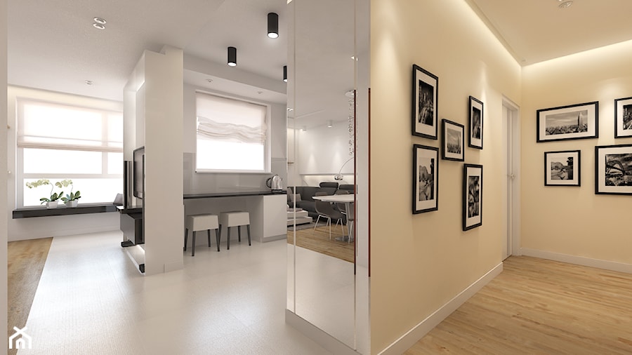 Mieszkanie 70m² Praga Płd - Hol / przedpokój, styl nowoczesny - zdjęcie od Devangari Design