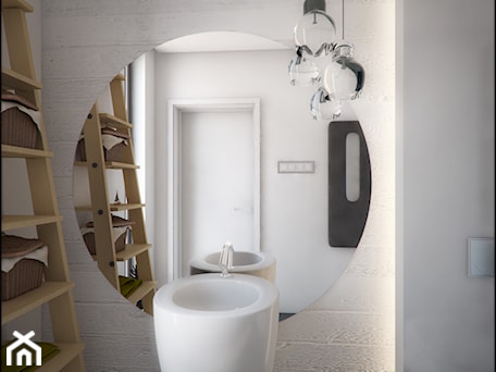 Aranżacje wnętrz - Łazienka: Mała łazienka w stylu marynistycznym - Devangari Design. Przeglądaj, dodawaj i zapisuj najlepsze zdjęcia, pomysły i inspiracje designerskie. W bazie mamy już prawie milion fotografii!