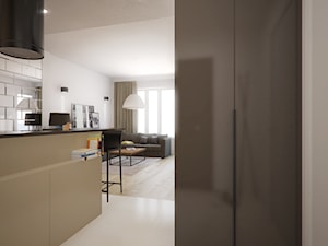 Mieszkanie 40m² Wola - Hol / przedpokój, styl nowoczesny - zdjęcie od Devangari Design