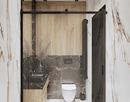 Mała łazienka z prysznicem - Łazienka, styl nowoczesny - zdjęcie od Stylownia Wnętrz Projektownie i aranżacja wnętrz - Homebook