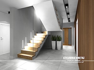 oświetlenie schodów - zdjęcie od Stylownia Wnętrz Projektownie i aranżacja wnętrz