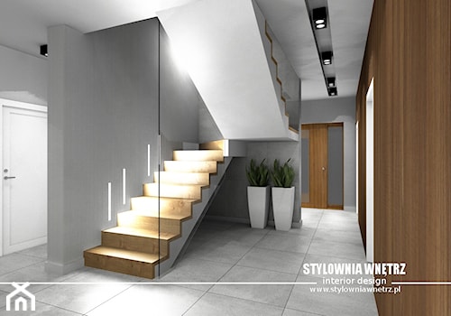 oświetlenie schodów - zdjęcie od Stylownia Wnętrz Projektownie i aranżacja wnętrz