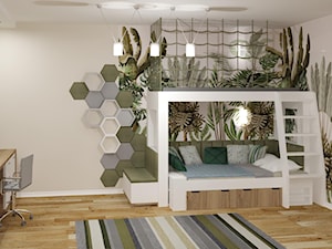 Wizualizacje wnętrz - Pokój dziecka, styl nowoczesny - zdjęcie od 3D Interior Studio Projektowania Wnętrz