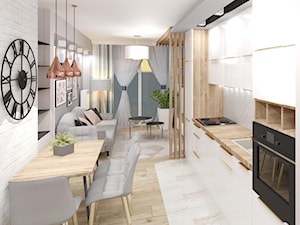 Wizualizacje wnętrz - Kuchnia, styl nowoczesny - zdjęcie od 3D Interior Studio Projektowania Wnętrz