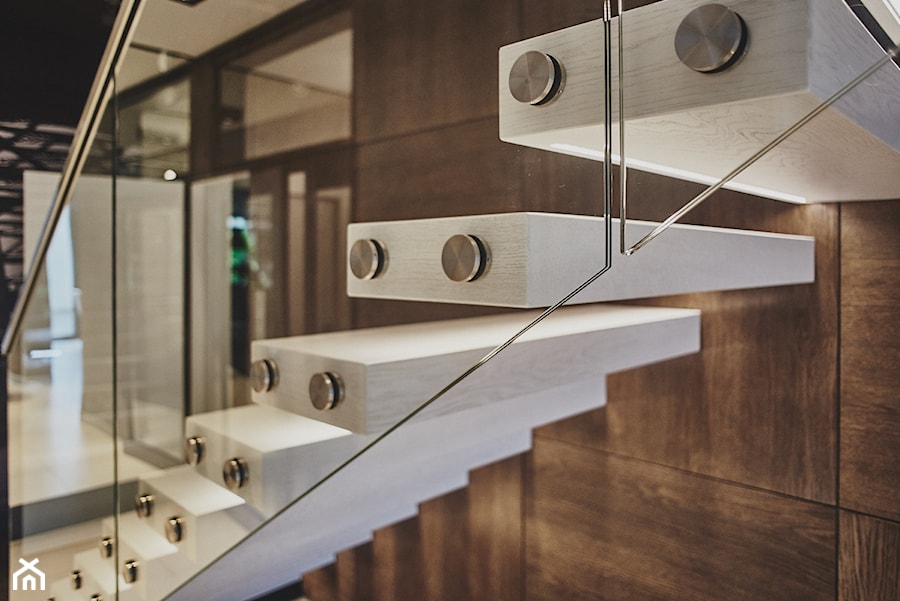 schody wspornikowe, schody półkowe - Schody, styl nowoczesny - zdjęcie od KAISER Schody