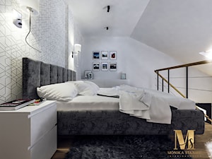 Sypialnia na antresoli - zdjęcie od Monika Staniec Interior Design
