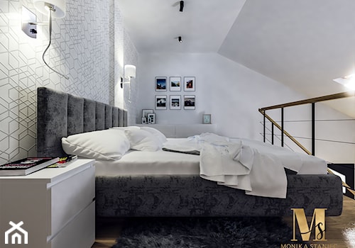 Sypialnia na antresoli - zdjęcie od Monika Staniec Interior Design