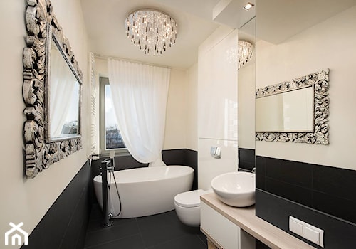 nowoczesna łazienka z elementami glamour - zdjęcie od Monika Staniec Interior Design