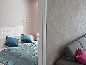 Nowoczesne mieszkanie na obrzeżach Wrocławia - Sypialnia, styl nowoczesny - zdjęcie od Monika Staniec Interior Design