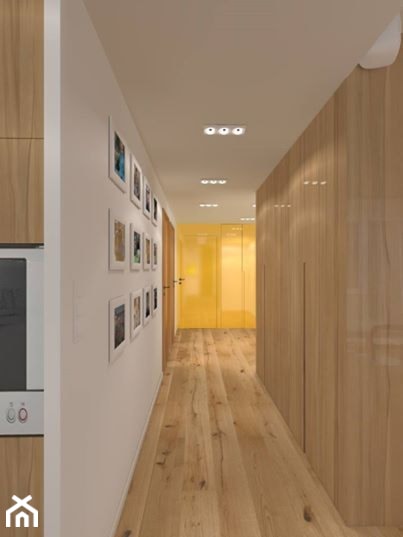 Nowoczesne mieszkanie we Wrocławiu II - Hol / przedpokój, styl minimalistyczny - zdjęcie od Monika Staniec Interior Design