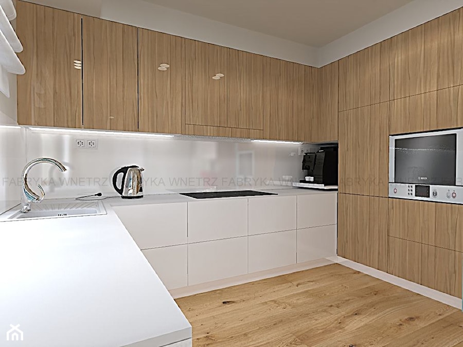 Nowoczesne mieszkanie we Wrocławiu II - Kuchnia, styl minimalistyczny - zdjęcie od Monika Staniec Interior Design