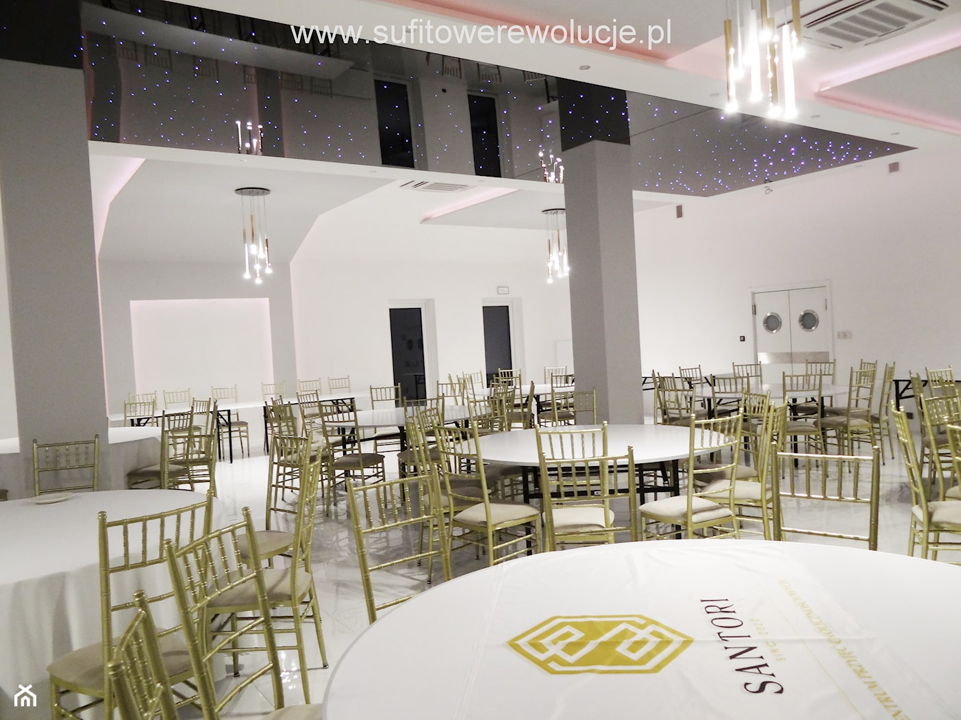 sala weselna w Częstochowie - zdjęcie od Sufitowe Rewolucje - sufity napinane kompleksowy montaż - Homebook