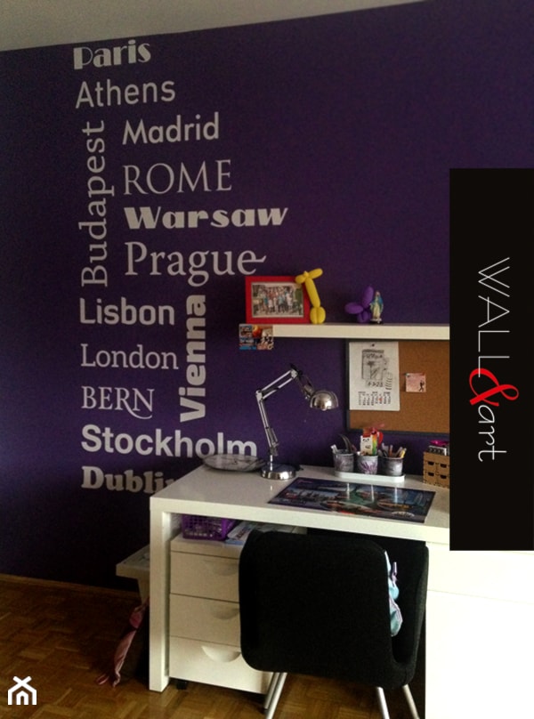 Napisy na ścianę - zdjęcie od Wall&art #Fototapety #NadrukiNaSzkle - Homebook