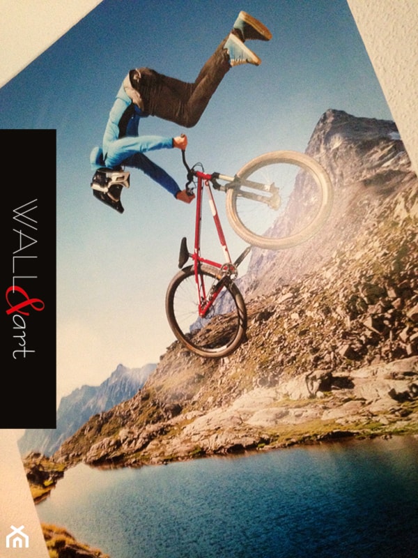 Pokój nastolatka, fana MTB - zdjęcie od Wall&art #Fototapety #NadrukiNaSzkle - Homebook