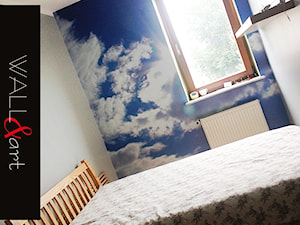 W tej sypialni zawsze świeci słońce. - zdjęcie od Wall&art #Fototapety #NadrukiNaSzkle