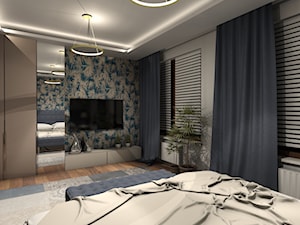 KLIMATYCZNE MIESZKANIE W KATOWICACH - Średnia biała sypialnia - zdjęcie od Magdalena Sidor
