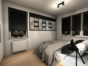 GLIWICKIE MIESZKANIE Z WZOREM - Średnia biała sypialnia - zdjęcie od Magdalena Sidor