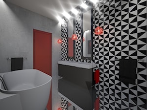 Łazienka z Wanną i Prysznicem - Łazienka, styl nowoczesny - zdjęcie od mo-de-in-studio