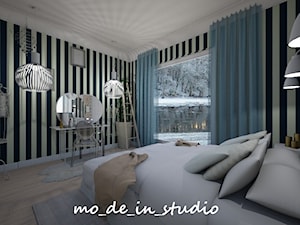 Sypialnia z Toaletką - Sypialnia, styl skandynawski - zdjęcie od mo-de-in-studio