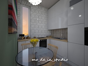 Kawalerka - Kuchnia, styl nowoczesny - zdjęcie od mo-de-in-studio