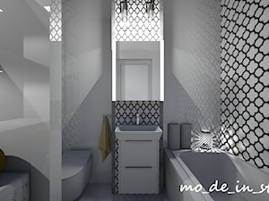 Mała łazienka - Łazienka, styl skandynawski - zdjęcie od mo-de-in-studio
