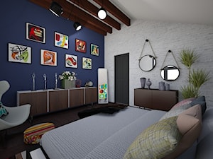 Sypialnia na Poddaszu - Sypialnia, styl nowoczesny - zdjęcie od mo-de-in-studio