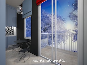 Salon z Kuchnią - Salon, styl nowoczesny - zdjęcie od mo-de-in-studio