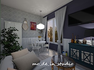Kawalerka - Salon, styl tradycyjny - zdjęcie od mo-de-in-studio