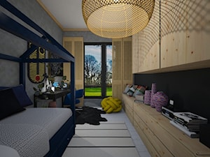 Pokój dla Nastolatka - Pokój dziecka, styl industrialny - zdjęcie od mo-de-in-studio
