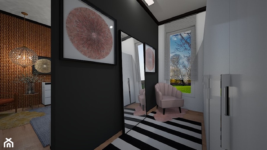 Sypialnia z Garderobą - Garderoba, styl nowoczesny - zdjęcie od mo-de-in-studio