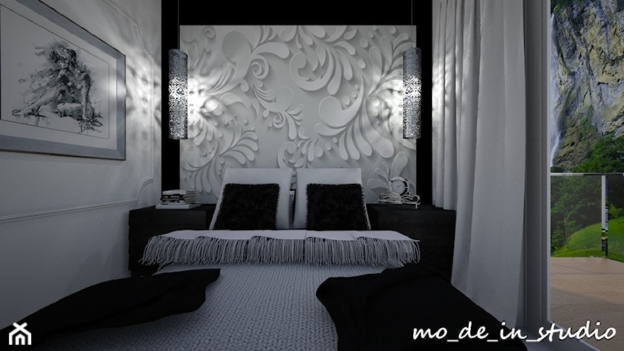 Sypialnia Glamour - Sypialnia, styl nowoczesny - zdjęcie od mo-de-in-studio