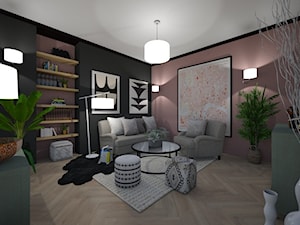 Mały Salon - Salon, styl skandynawski - zdjęcie od mo-de-in-studio