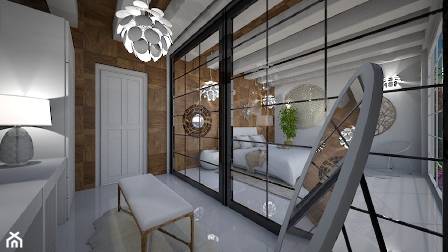 Sypialnia z Garderobą - Sypialnia, styl nowoczesny - zdjęcie od mo-de-in-studio