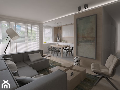 Aranżacje wnętrz - Salon: APARTAMENT 100m2 WARSZAWA - THE VIBE. Przeglądaj, dodawaj i zapisuj najlepsze zdjęcia, pomysły i inspiracje designerskie. W bazie mamy już prawie milion fotografii!