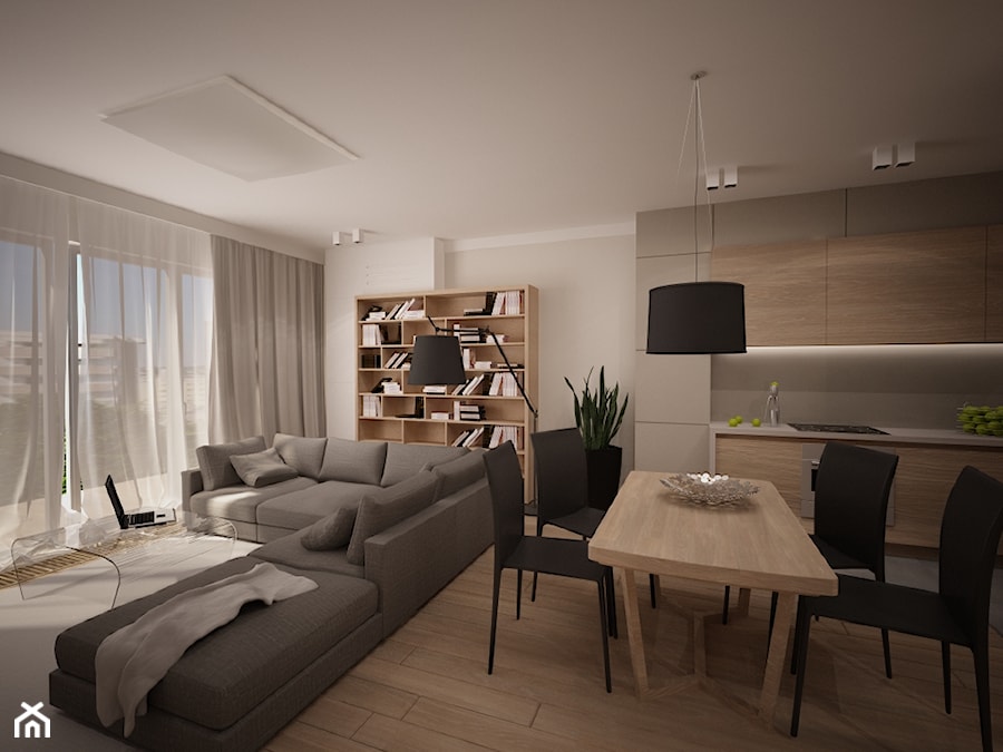 APARTAMENT Zielony Żoliborz 100m2 WARSZAWA - Salon, styl nowoczesny - zdjęcie od THE VIBE