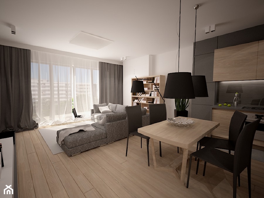 APARTAMENT Zielony Żoliborz 100m2 WARSZAWA - Jadalnia, styl nowoczesny - zdjęcie od THE VIBE