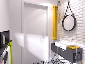 MIESZKANIE DO WYNAJĘCIA 31m2 WARSZAWA - Mała łazienka, styl industrialny - zdjęcie od THE VIBE