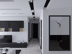 Mieszkanie w stonowanych barwach - Salon - zdjęcie od Illa Design