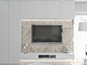 Mieszkanie w skandynawskim stylu - Mały biały salon, styl skandynawski - zdjęcie od Illa Design