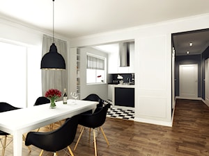 Nowoczesne mieszkanie z duszą artystyczną - Kuchnia - zdjęcie od Illa Design