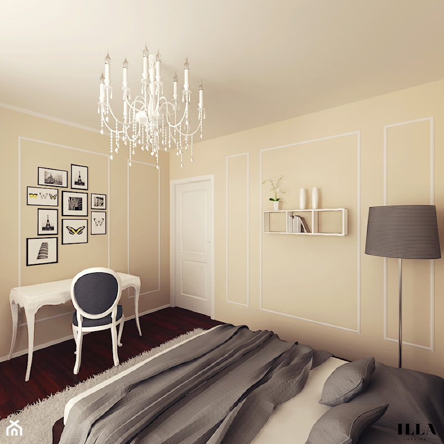 Eleganckie mieszkanie w Krakowie - Sypialnia - zdjęcie od Illa Design